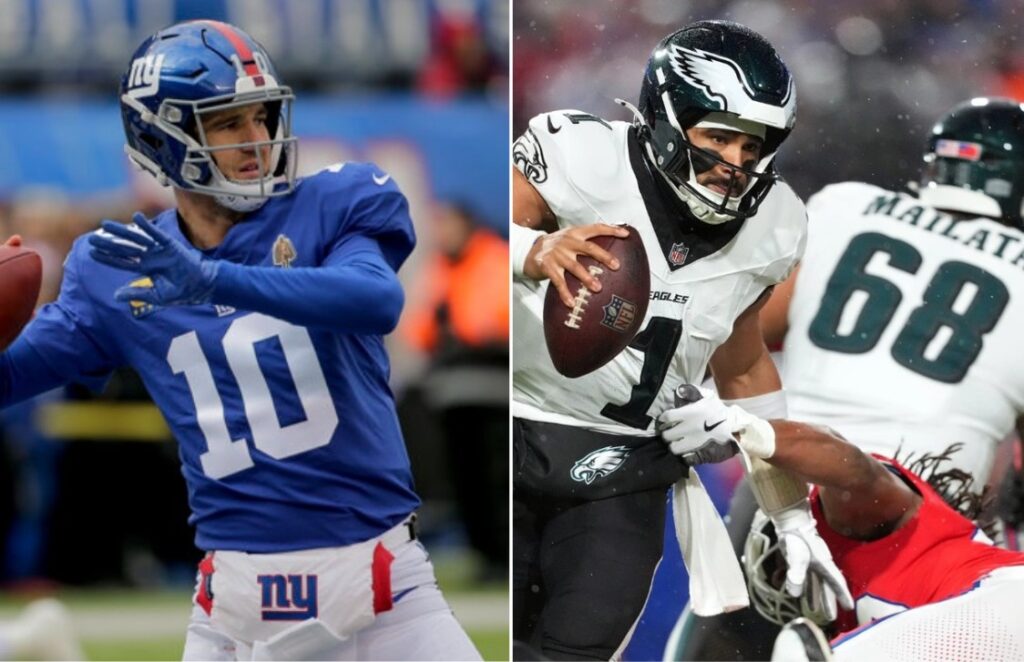Philadelphia Eagles vs New York Giants Match Player Stats