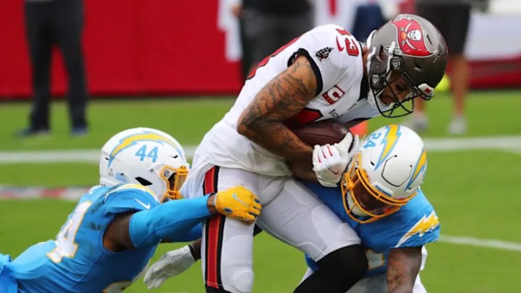 Tampa Bay Buccaneers vs Chargers Match Player Stats