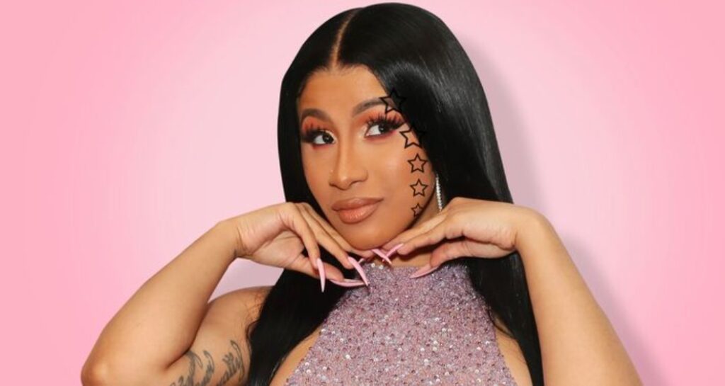 Cardi B face tatoos