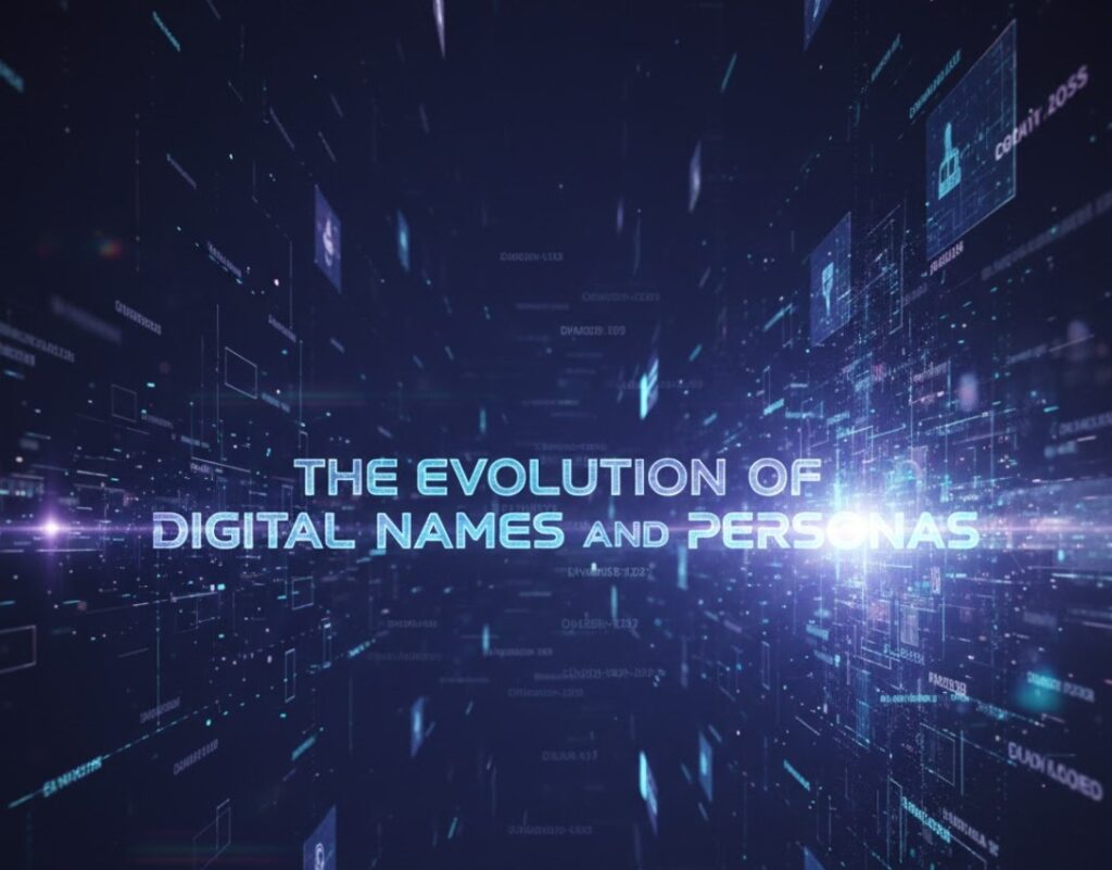 The Evolution of Digital Names and Personas
