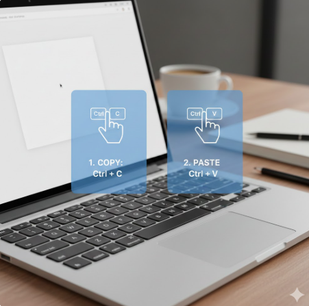 how to copy and paste on chromebook