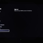 how to log out of netflix on tv