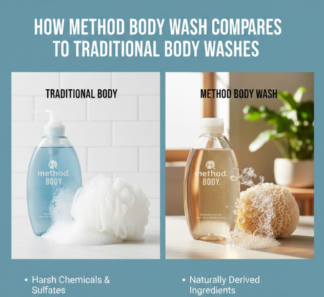 How Method Body Wash Compares to Traditional Body Washes